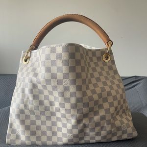 Louis Vuitton bag with bamboo handle - Damien Azur pattern